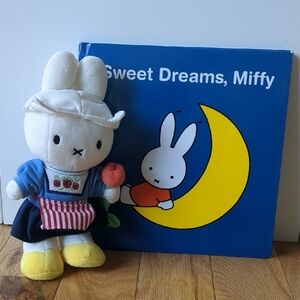 Dutch Miffy Plush Toy with Book